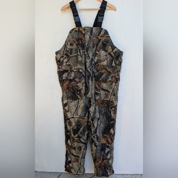 Walls Other - Walls Bibs Insulated Overalls Reversible Realtree Camo & Snow Hunting Size Large